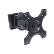 Manhattan TV & Monitor Mount, Wall, Tilt and Swivel, 1 screen, Screen Sizes: 13-27", Black, VESA 75x Produktbild Additional View 1 S