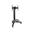 Ergotron Neo-Flex Mobile MediaCenter UHD - Wagen - Konstante Krafttechnologie - für Flachbildschirm Produktbild Additional View 1 S