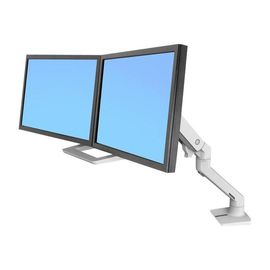 Ergotron HX Desk Dual Monitor Arm - Befestigungskit (Griff, Gelenkarm, Spannbefestigung für Tisch, T Produktbild