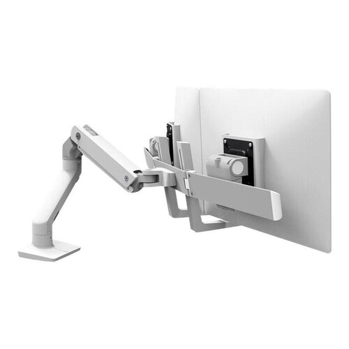 Ergotron HX Desk Dual Monitor Arm - Befestigungskit (Griff, Gelenkarm, Spannbefestigung für Tisch, T Produktbild Additional View 2 L