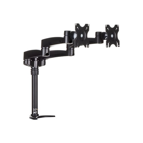 StarTech.com Dual Monitorhalterung mit verstellbaren Armen - Monitor Tischhalterung (12 bis 24) Produktbild Additional View 4 L