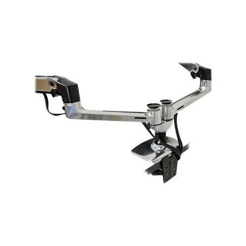 Ergotron LX Dual Side-by-Side Arm - Befestigungskit (Spannbefestigung für Tisch, Tischplattenbohrung Produktbild Additional View 1 L