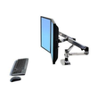 Ergotron LX Dual Side-by-Side Arm - Befestigungskit (Spannbefestigung für Tisch, Tischplattenbohrung Produktbild Additional View 3 S