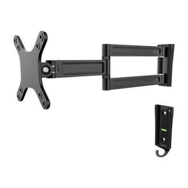Manhattan TV & Monitor Mount, Wall, Full Motion, 1 screen, Screen Sizes: 13-27", Black, VESA 75x75 t Produktbild