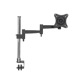 Manhattan TV & Monitor Mount, Desk, Full Motion, 1 screen, Screen Sizes: 10-27", Black/Silver, Clamp Produktbild