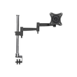 Manhattan TV & Monitor Mount, Desk, Full Motion, 1 screen, Screen Sizes: 10-27", Black/Silver, Clamp Produktbild Additional View 2 S