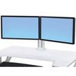 Ergotron WorkFit - Kit für zwei Monitore - weiß Produktbild Additional View 1 S