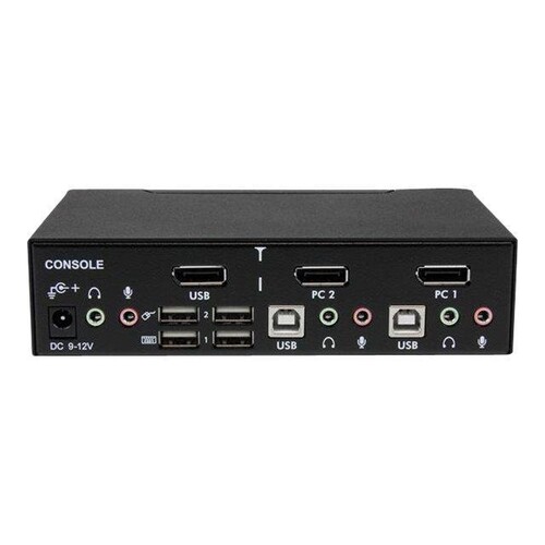 StarTech.com 2 Port DisplayPort USB KVM Switch Produktbild Additional View 1 L