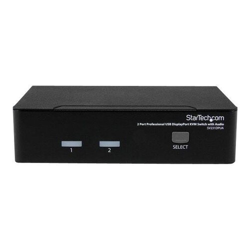 StarTech.com 2 Port DisplayPort USB KVM Switch Produktbild Additional View 3 L