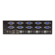 StarTech.com 4 Port KVM Switch mit Dual-VGA und 4-fach USB Hub Produktbild Additional View 1 S