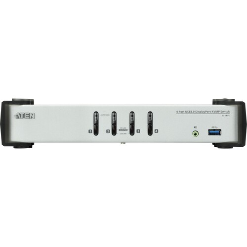 ATEN CS1914 KVMP Switch - KVM-/Audio-/USB-Switch Produktbild Additional View 4 L
