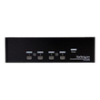 StarTech.com 4 Port Dual DVI USB KVM Switch/ Umschalter mit Audio und USB 2.0 Hub Produktbild Additional View 2 S