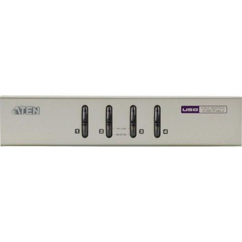 ATEN CS74U - KVM-Switch - 4 x KVM port(s) - 1 lokaler Benutzer Produktbild Additional View 3 L
