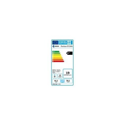 EIZO FlexScan EV2456-BK - LED-Monitor - 61.1 cm (24.1") Produktbild Additional View 1 L