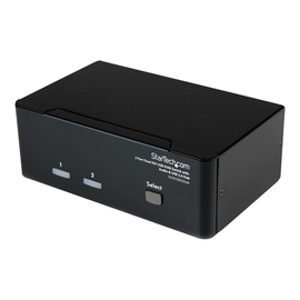 StarTech.com 2 Port DVI USB KVM Switch mit Audio und USB 2.0 Hub Produktbild
