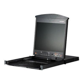 ATEN KL1508AM - KVM-Konsole mit KVM-Switch - 8 Anschlüsse - PS/2, USB - 43.2 cm (17") Produktbild