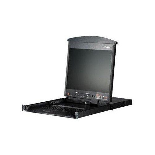 ATEN KL1508AM - KVM-Konsole mit KVM-Switch - 8 Anschlüsse - PS/2, USB - 43.2 cm (17") Produktbild