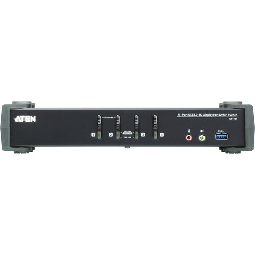 ATEN CS1924 KVMP Switch - KVM-/Audio-/USB-Switch Produktbild Additional View 4 L