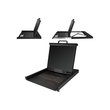 StarTech.com Rack KVM Konsole - US Tastatur(QWERTY), Ein Port VGA KVM mit 19" LCD Monitor - 1HE LCD Produktbild Additional View 1 S