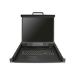 StarTech.com Rack KVM Konsole - US Tastatur(QWERTY), Ein Port VGA KVM mit 19" LCD Monitor - 1HE LCD Produktbild Additional View 3 S