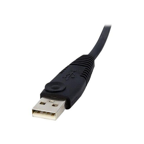 StarTech.com 4,5 m 4-in-1 USB Dual Link DVI-D KVM-Switchkabel mit Audio und Mikrofon - Tastatur- / V Produktbild Additional View 1 L