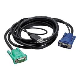 APC Tastatur- / Video- / Maus- (KVM-) Kabel - USB, HD-15 (VGA) Produktbild