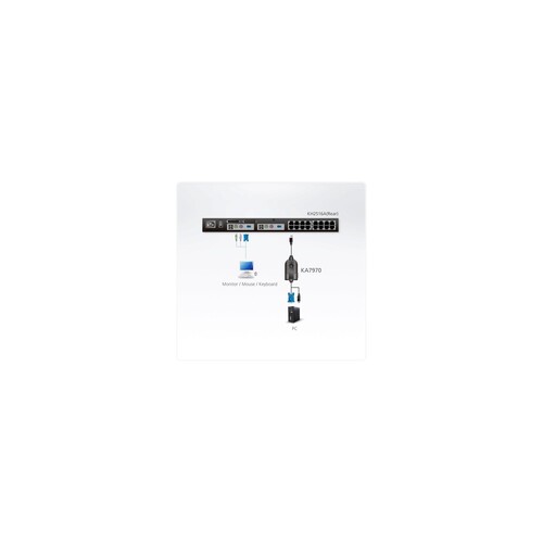 ATEN KA7970 USB KVM Adapter Cable (CPU Module) - Tastatur- / Video- / Maus- (KVM-) Produktbild Additional View 2 L