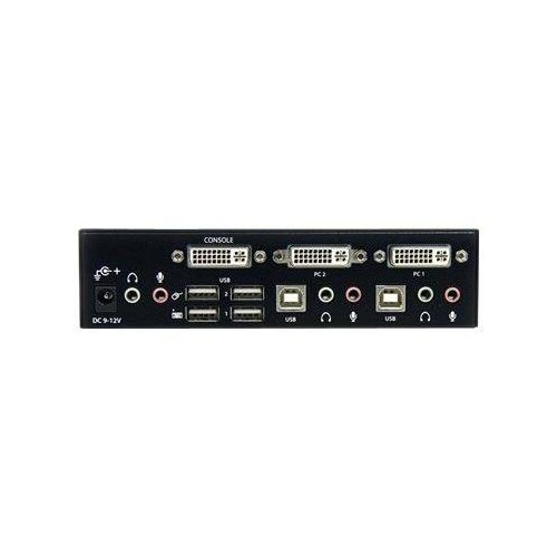StarTech.com 2 Port Dual Link DVI USB KVM Switch mit Audio Produktbild Additional View 1 L