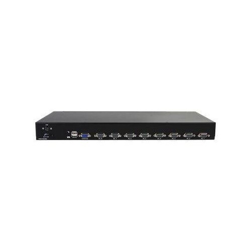 StarTech.com 8-Port USB KVM Swith with OSD - TAA Compliant - 1U Rack Mountable VGA KVM Switch (SV831 Produktbild Additional View 1 L