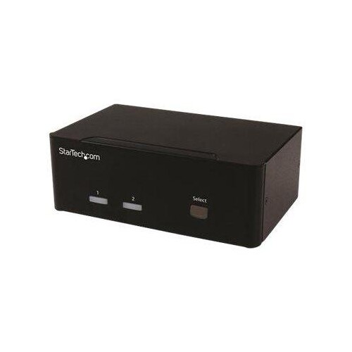 StarTech.com 2 Port KVM Switch mit Dual-VGA und 2-fach USB Hub Produktbild