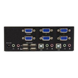 StarTech.com 2 Port KVM Switch mit Dual-VGA und 2-fach USB Hub Produktbild Additional View 1 S