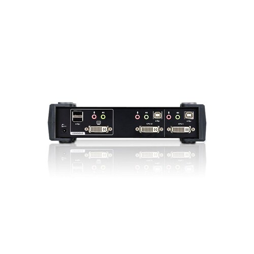 ATEN CubiQ CS1762A - KVM-/Audio-Switch - 2 x KVM/Audio Produktbild Additional View 3 L
