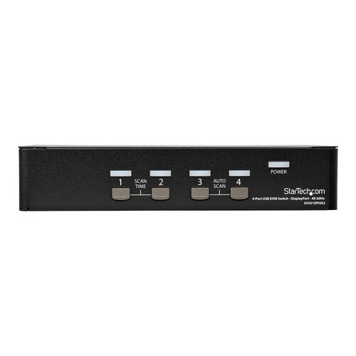 StarTech.com 4 Port DisplayPort KVM Switch - DisplayPort 1.2 KVM Produktbild Additional View 3 L