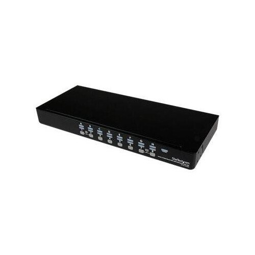 StarTech.com 16 Port 1U Rackmount USB KVM Switch with OSD (SV1631DUSBU) Produktbild