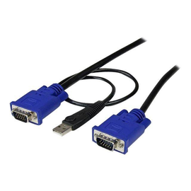 StarTech.com 3m 2-in-1 PS/2 USB KVM Kabel - Kabelsatz für KVM Switch / Umschalter - Video- / USB-Kab Produktbild