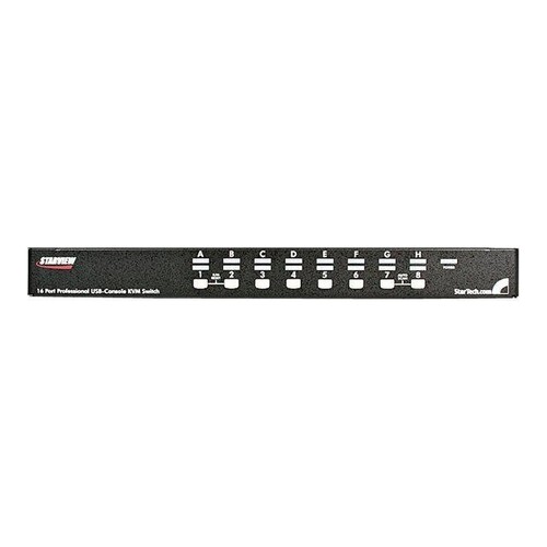StarTech.com 16-Port USB PS/2 KVM-Switch mit OSD zur Rackmontage Produktbild Additional View 1 L