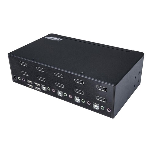 StarTech.com 4 Port Dual DisplayPort KVM Switch Produktbild Additional View 2 L