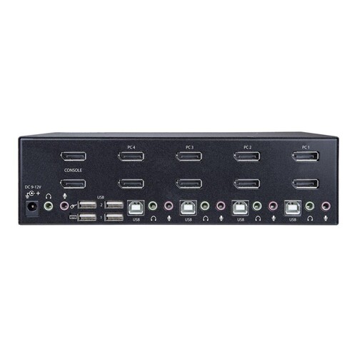 StarTech.com 4 Port Dual DisplayPort KVM Switch Produktbild Additional View 3 L