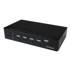 StarTech.com 4 Port HDMI KVM Switch - HDMI KVM Umschalter mit USB 3.0 Hub Produktbild