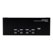 StarTech.com 4 Port Dreifach Monitor DVI USB KVM Switch mit Audio und USB 2.0 Hub Produktbild Additional View 2 S
