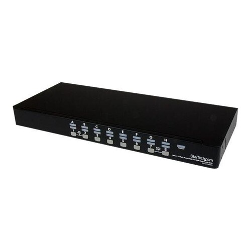 StarTech.com 16 Port 1HE USB VGA KVM Switch mit OSD zur Rack-Montage inkl. Kabeln Produktbild