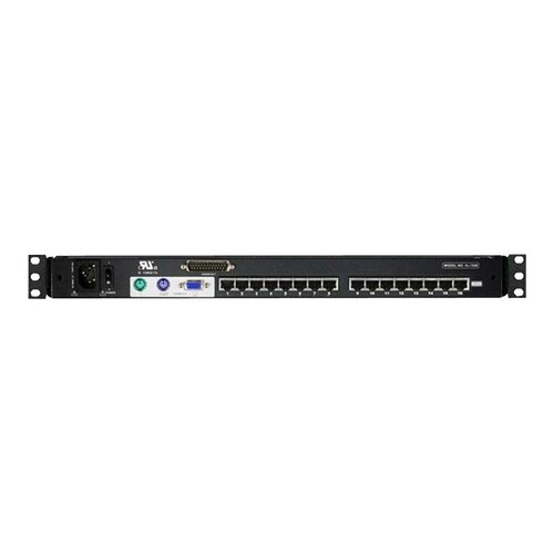 ATEN KL1516AM - KVM-Konsole mit KVM-Switch - 16 Anschlüsse - PS/2 - 43.2 cm (17") Produktbild Additional View 2 L