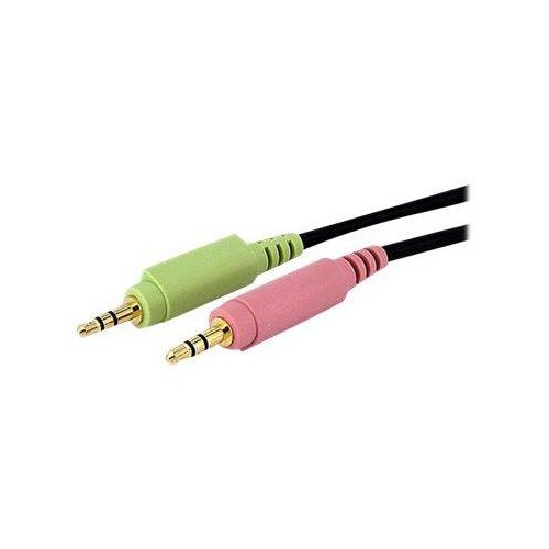 StarTech.com 3 m 4-in-1 USB Dual Link DVI-D KVM-Switchkabel mit Audio und Mikrofon - Tastatur- / Vid Produktbild Additional View 3 L