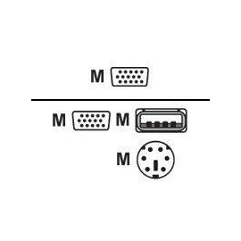 LevelOne ACC-2103 - Tastatur- / Video- / Maus- (KVM-) Produktbild