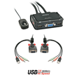 Lindy VGA KVM Switch Compact USB 2.0 Audio 2 Port Produktbild Additional View 1 S