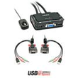 Lindy VGA KVM Switch Compact USB 2.0 Audio 2 Port Produktbild Additional View 2 S