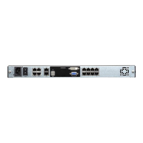 ATEN KL1108VN - KVM-Konsole mit KVM-Switch - 8 Anschlüsse - USB - 48.3 cm (19") Produktbild Additional View 2 L