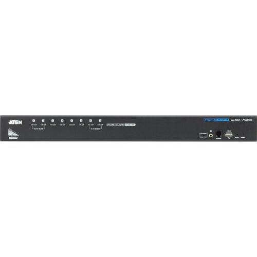 ATEN CS1798 - KVM-/Audio-/USB-Switch - 8 x KVM/Audio/USB Produktbild Additional View 3 L