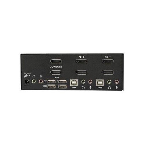 StarTech.com 2 Port DisplayPort Dual Monitor KVM Switch Produktbild Additional View 3 L