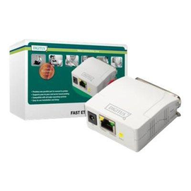 DIGITUS Fast Ethernet Print Server, Parallel Produktbild